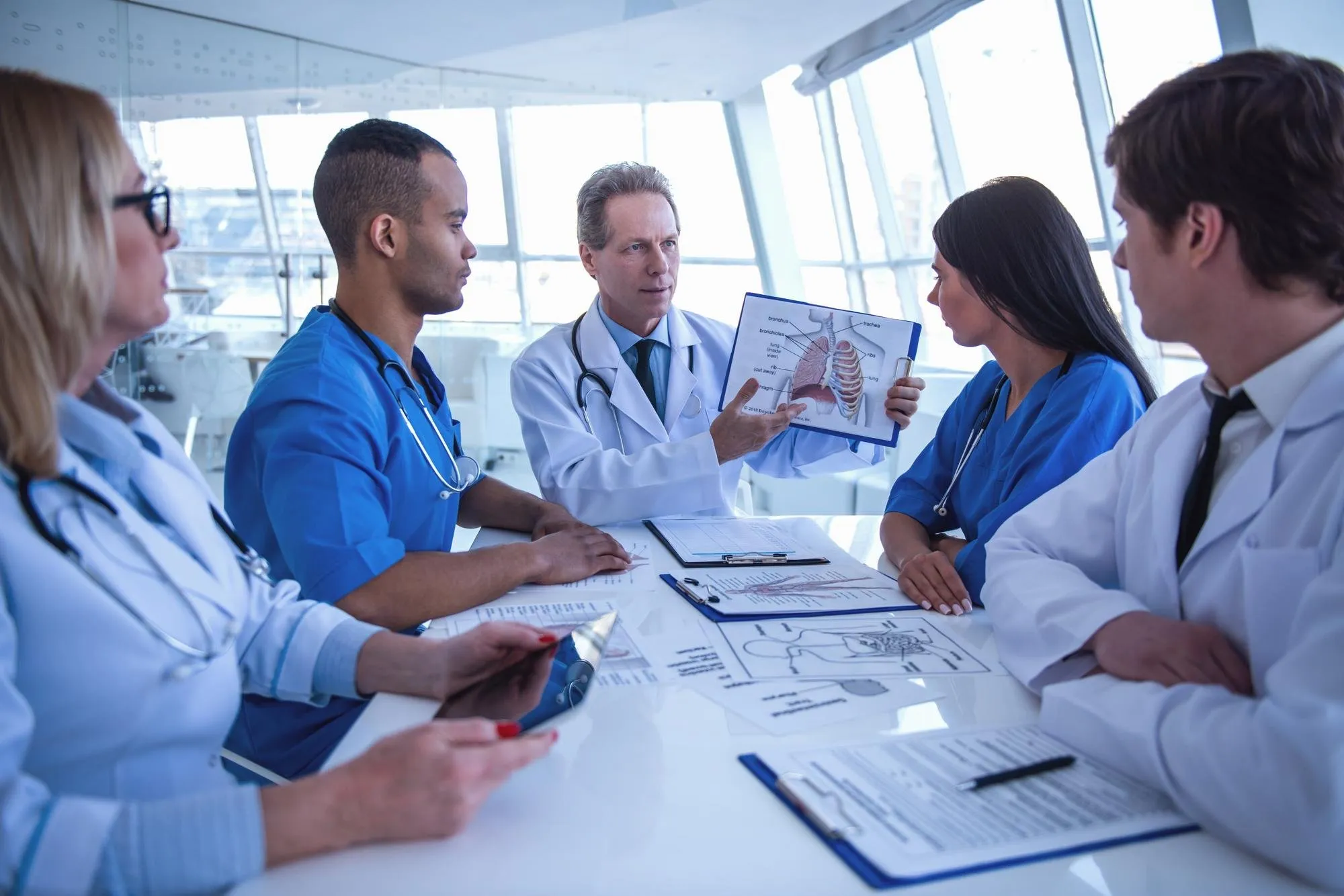 medical doctors at the conference photo